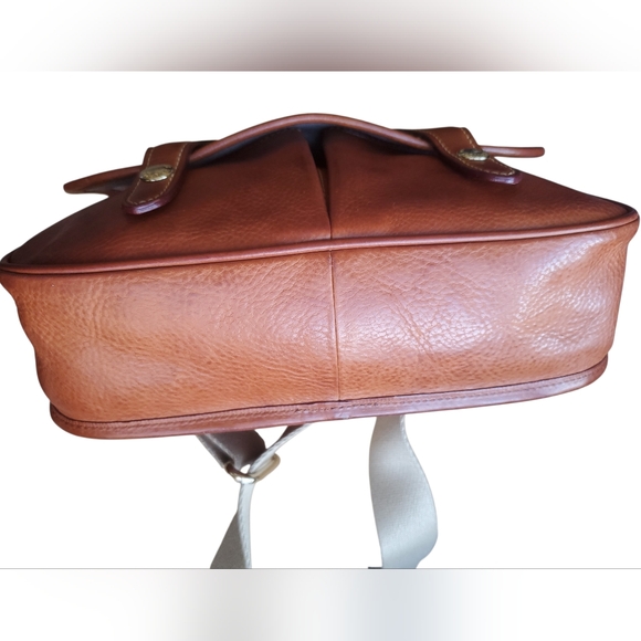 Dooney & Bourke Florentine Ellie Leather Crossbody Bag In Natural - Picture 16 of 16